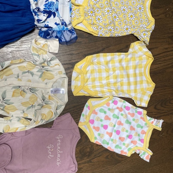 Assorted Baby Onesies and Dresses bundle 3-6 months - Picture 3 of 4